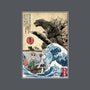 Straw Hat Pirates Meet Godzilla-Mens-Basic-Tee-DrMonekers