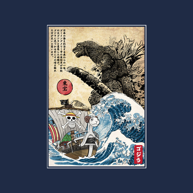 Straw Hat Pirates Meet Godzilla-Youth-Basic-Tee-DrMonekers