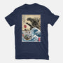 Straw Hat Pirates Meet Godzilla-Womens-Basic-Tee-DrMonekers