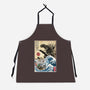 Straw Hat Pirates Meet Godzilla-Unisex-Kitchen-Apron-DrMonekers