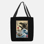 Straw Hat Pirates Meet Godzilla-None-Basic Tote-Bag-DrMonekers