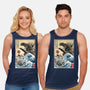 Straw Hat Pirates Meet Godzilla-Unisex-Basic-Tank-DrMonekers