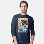 Straw Hat Pirates Meet Godzilla-Mens-Long Sleeved-Tee-DrMonekers