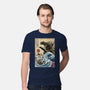 Straw Hat Pirates Meet Godzilla-Mens-Premium-Tee-DrMonekers