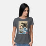 Straw Hat Pirates Meet Godzilla-Womens-Basic-Tee-DrMonekers