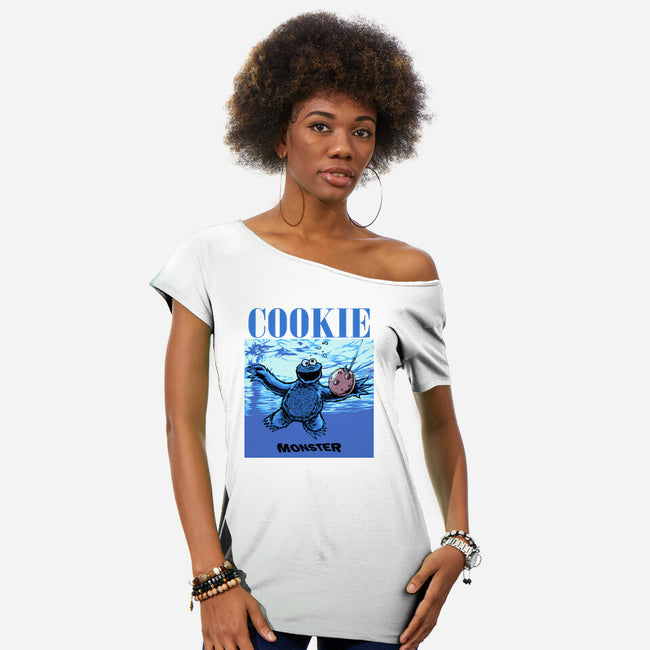 Nevermind Cookie-Womens-Off Shoulder-Tee-joerawks