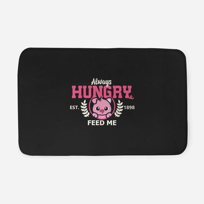 Always Hungry Feed Me-None-Memory Foam-Bath Mat-NemiMakeit