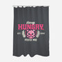 Always Hungry Feed Me-None-Polyester-Shower Curtain-NemiMakeit