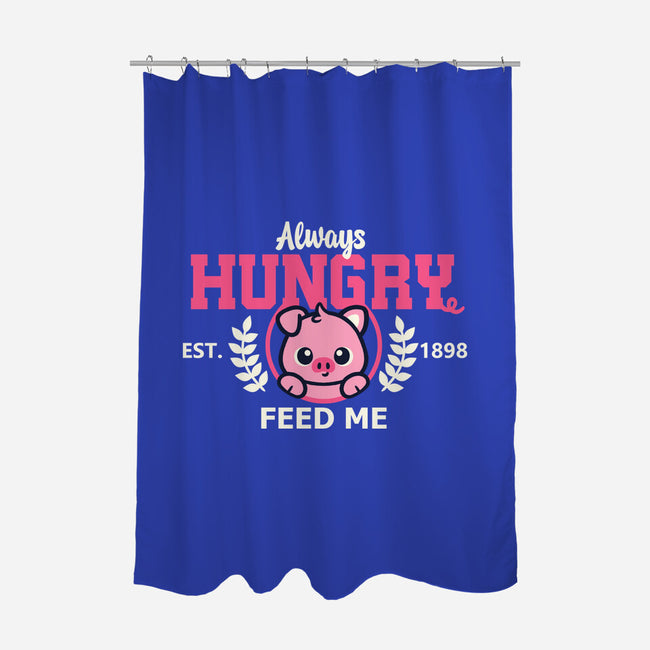 Always Hungry Feed Me-None-Polyester-Shower Curtain-NemiMakeit