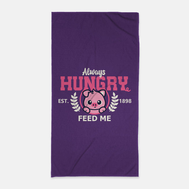 Always Hungry Feed Me-None-Beach-Towel-NemiMakeit