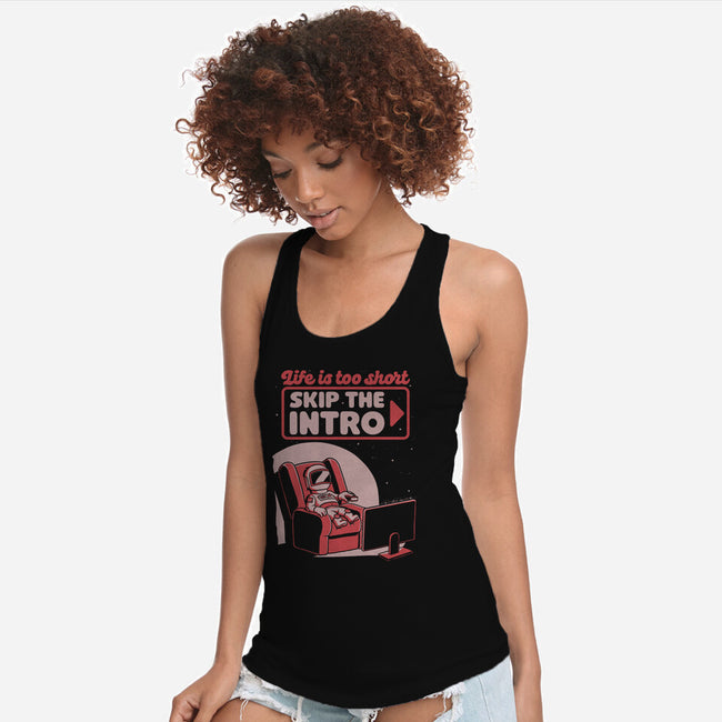 Streaming Astronaut-Womens-Racerback-Tank-Studio Mootant