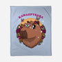 Cute Kawaii Capybara-None-Fleece-Blanket-Studio Mootant