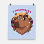 Cute Kawaii Capybara-None-Matte-Poster-Studio Mootant