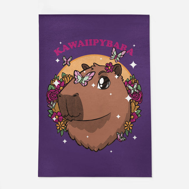 Cute Kawaii Capybara-None-Indoor-Rug-Studio Mootant