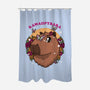 Cute Kawaii Capybara-None-Polyester-Shower Curtain-Studio Mootant