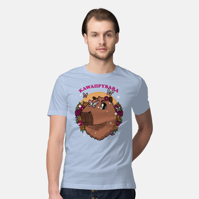 Cute Kawaii Capybara-Mens-Premium-Tee-Studio Mootant