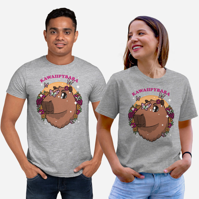 Cute Kawaii Capybara-Unisex-Basic-Tee-Studio Mootant