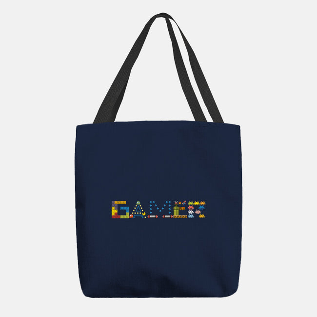 Retro Arcade Gamer-None-Basic Tote-Bag-NMdesign