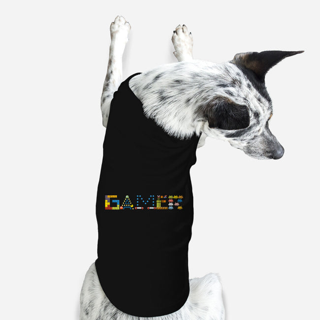 Retro Arcade Gamer-Dog-Basic-Pet Tank-NMdesign