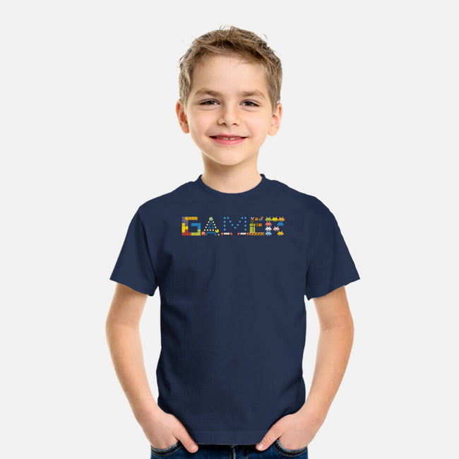 Retro Arcade Gamer-Youth-Basic-Tee-NMdesign