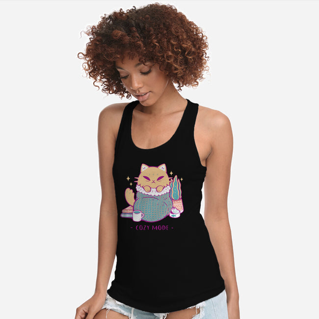 Cozy Mode-Womens-Racerback-Tank-xMorfina