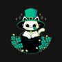 Cute St Patrick Cat-None-Glossy-Sticker-xMorfina