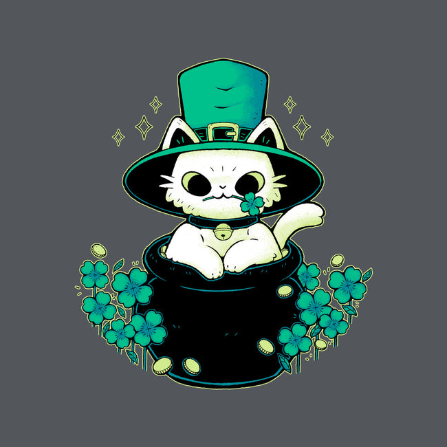 Cute St Patrick Cat-None-Fleece-Blanket-xMorfina