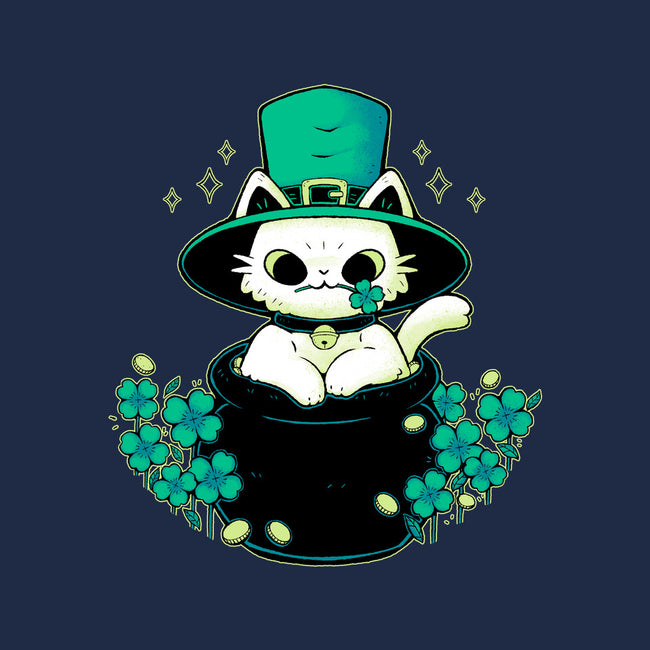 Cute St Patrick Cat-None-Polyester-Shower Curtain-xMorfina