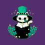 Cute St Patrick Cat-None-Stretched-Canvas-xMorfina