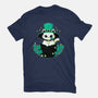 Cute St Patrick Cat-Unisex-Basic-Tee-xMorfina