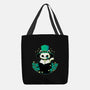 Cute St Patrick Cat-None-Basic Tote-Bag-xMorfina