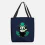 Cute St Patrick Cat-None-Basic Tote-Bag-xMorfina