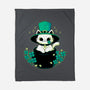 Cute St Patrick Cat-None-Fleece-Blanket-xMorfina