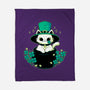 Cute St Patrick Cat-None-Fleece-Blanket-xMorfina