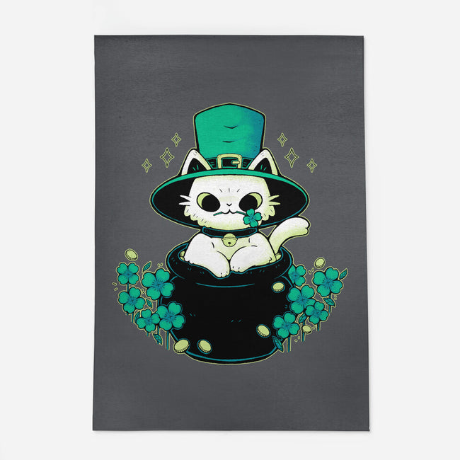 Cute St Patrick Cat-None-Indoor-Rug-xMorfina