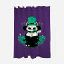 Cute St Patrick Cat-None-Polyester-Shower Curtain-xMorfina