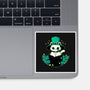 Cute St Patrick Cat-None-Glossy-Sticker-xMorfina