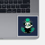 Cute St Patrick Cat-None-Glossy-Sticker-xMorfina