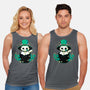 Cute St Patrick Cat-Unisex-Basic-Tank-xMorfina