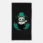 Cute St Patrick Cat-None-Beach-Towel-xMorfina