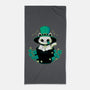 Cute St Patrick Cat-None-Beach-Towel-xMorfina