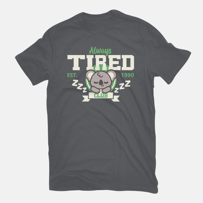 Always Tired Club Koala-Unisex-Basic-Tee-NemiMakeit