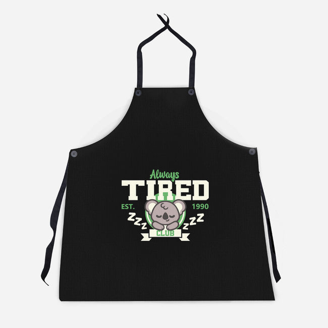 Always Tired Club Koala-Unisex-Kitchen-Apron-NemiMakeit