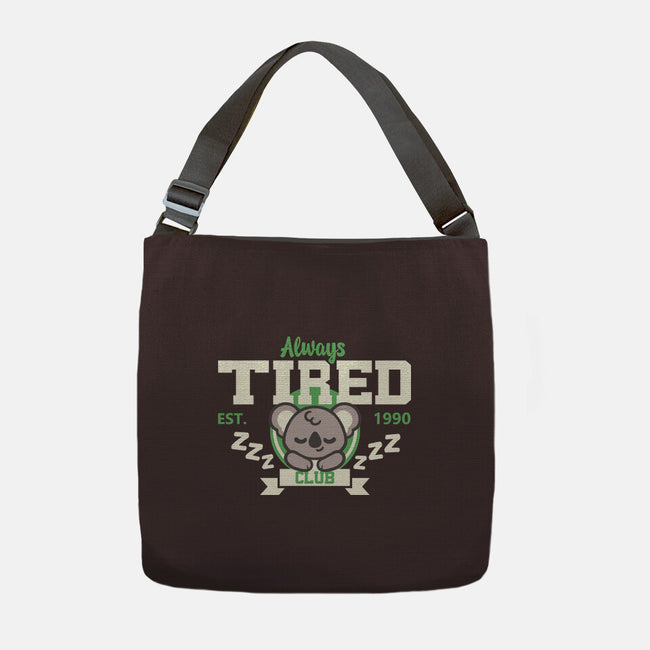 Always Tired Club Koala-None-Adjustable Tote-Bag-NemiMakeit