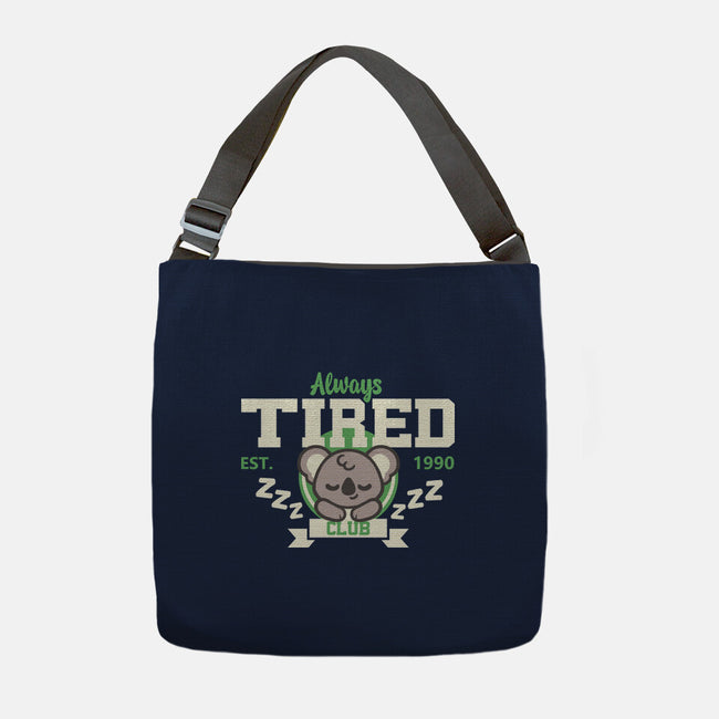 Always Tired Club Koala-None-Adjustable Tote-Bag-NemiMakeit