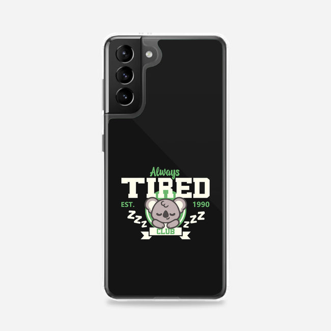 Always Tired Club Koala-Samsung-Snap-Phone Case-NemiMakeit