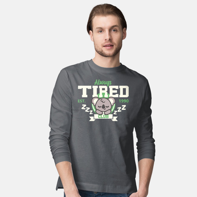 Always Tired Club Koala-Mens-Long Sleeved-Tee-NemiMakeit