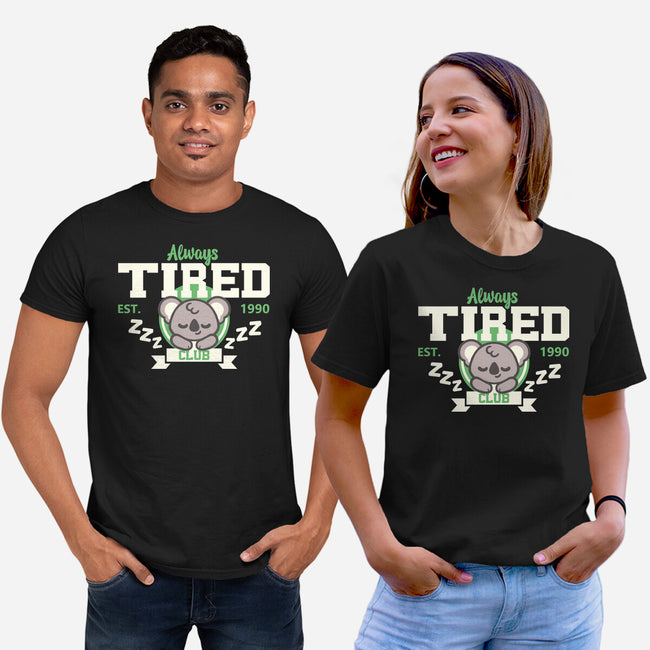 Always Tired Club Koala-Unisex-Basic-Tee-NemiMakeit