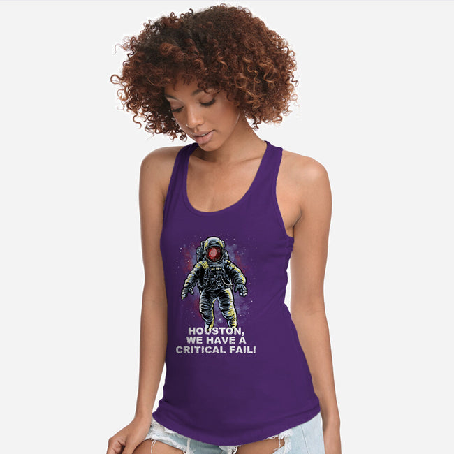 We Have A Critical Fail-Womens-Racerback-Tank-zascanauta