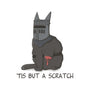 Tis But A Scratch Cat-Unisex-Crew Neck-Sweatshirt-Claudia